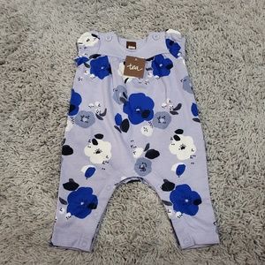 Tea - Purple Floral Jumper NWT